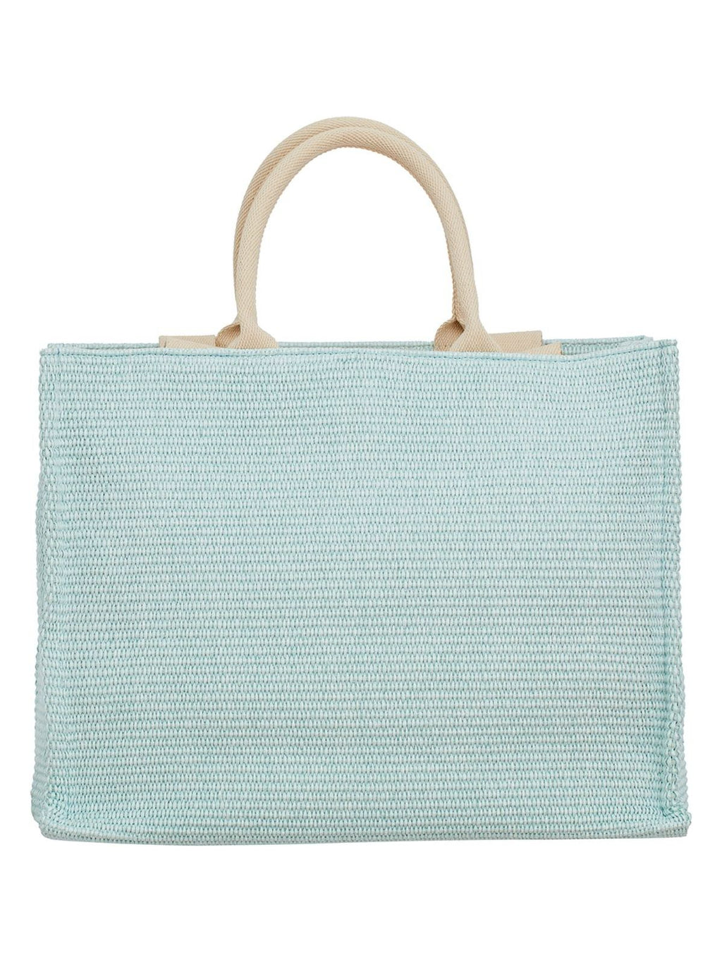 BORSA TOTE GRANDE IN RAFIA NERA