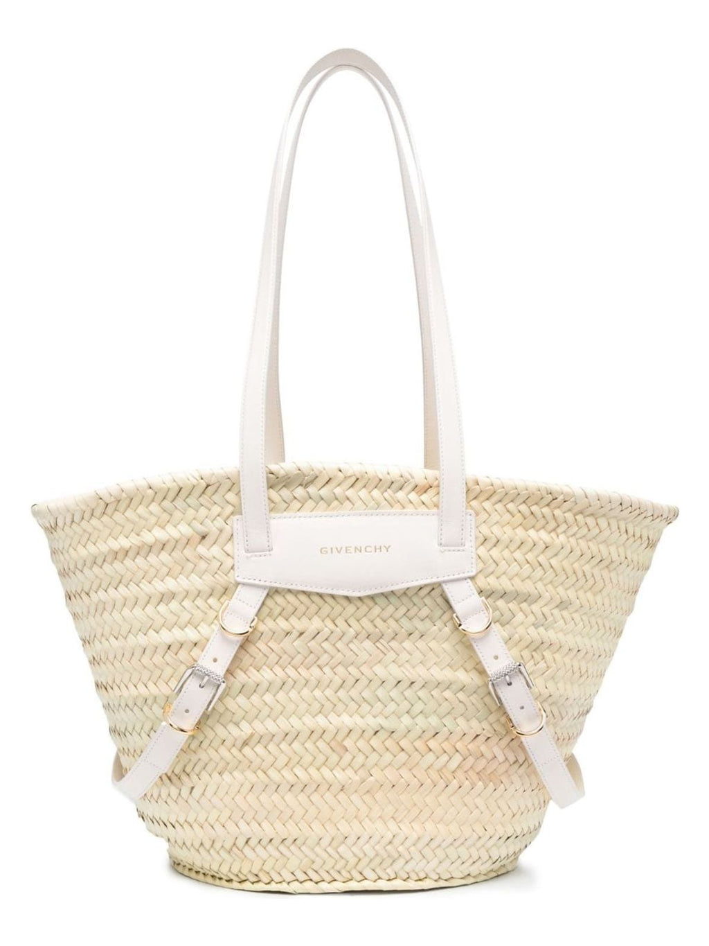 VOYOU MEDIUM RAFIA BASKET BAG