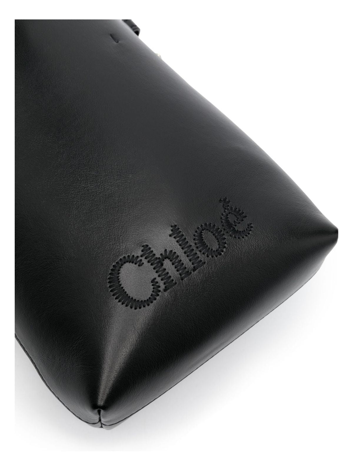 Micro Leather Bucket Bag