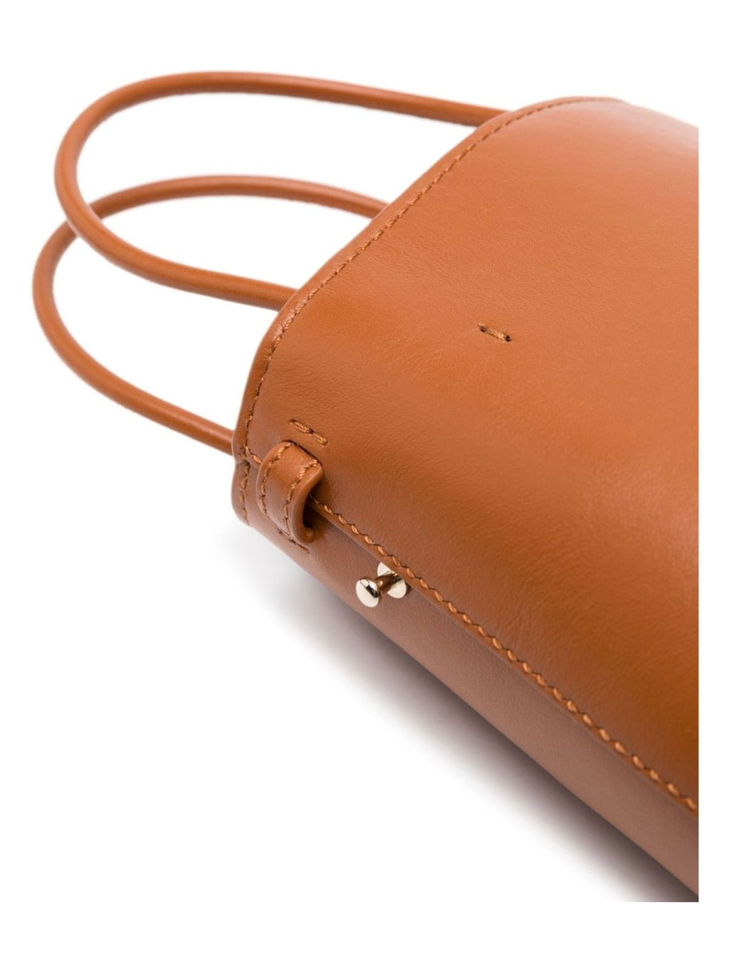 Micro Leather Bucket Bag