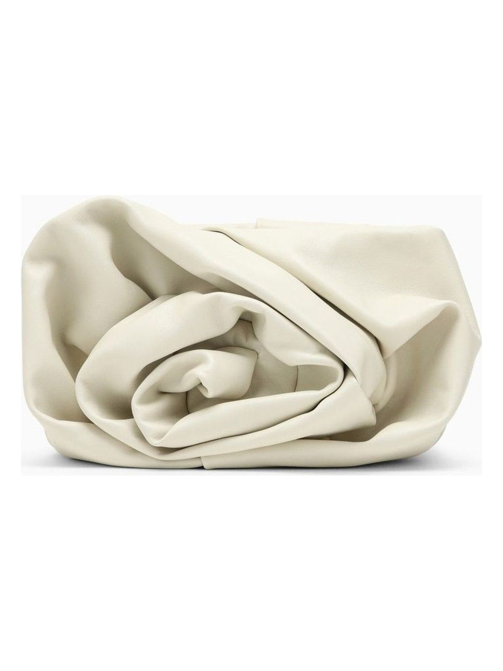 ROSE BEIGE LEATHER CLUTCH BAG