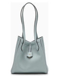 FENDI ORIGAMI PEBBLED LEATHER TOTE