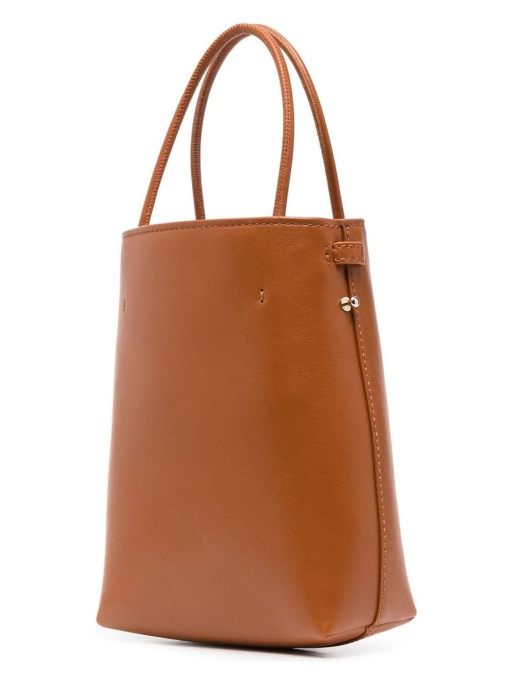 Micro Leather Bucket Bag