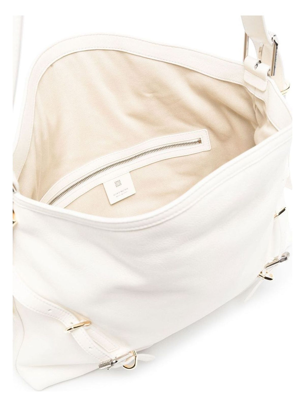 VOYOU MEDIUM LEATHER SHOULDER BAG