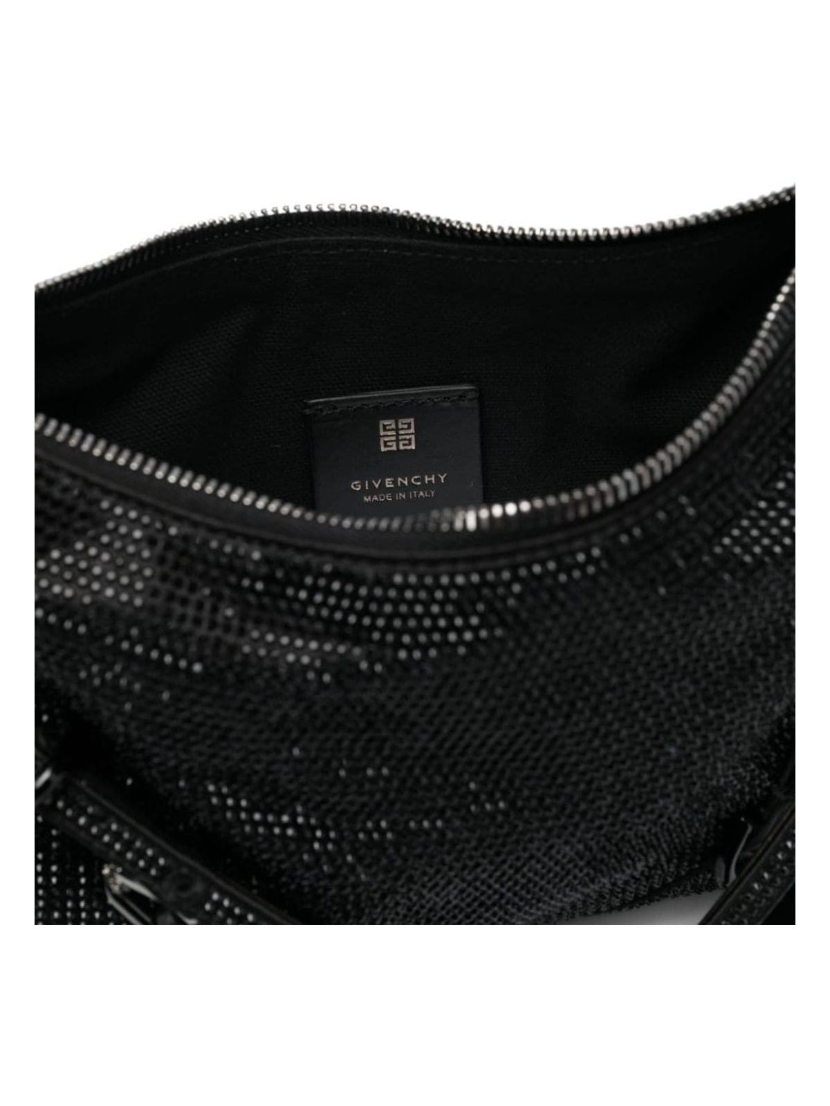 VOYOU STRASS EMBELLISHED MINI SHOULDER BAG