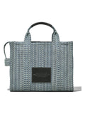 THE WASHED MONOGRAM DENIM MEDIUM TOTE BAG