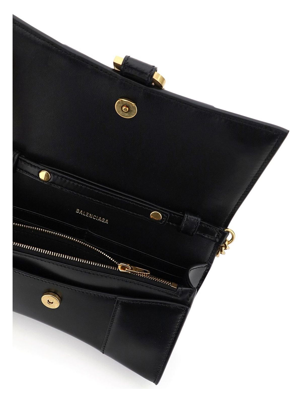 HOURGLASS LEATHER WALLET ON-CHAIN