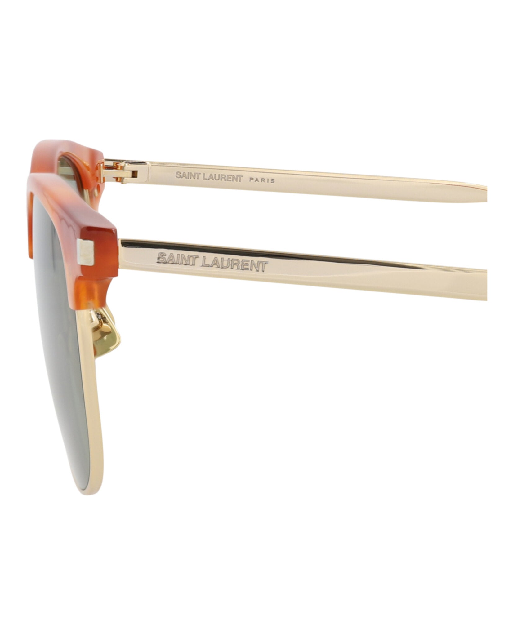 Saint Laurent Round-Frame Acetate Sunglasses Unisex-Adult SL108COMBI-30013279-001