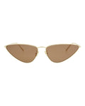 Saint Laurent Cat Eye-Frame Metal Sunglasses Womens SL487-30011583-003