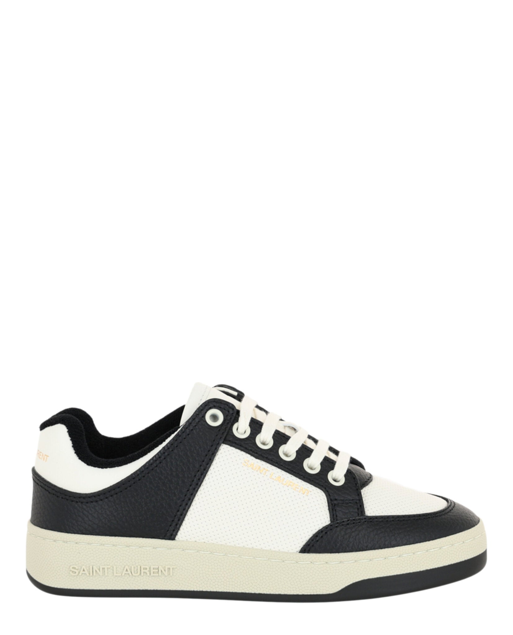 Saint Laurent SL/61 Perforated Leather Sneakers Womens 713602-AAAWR-9063