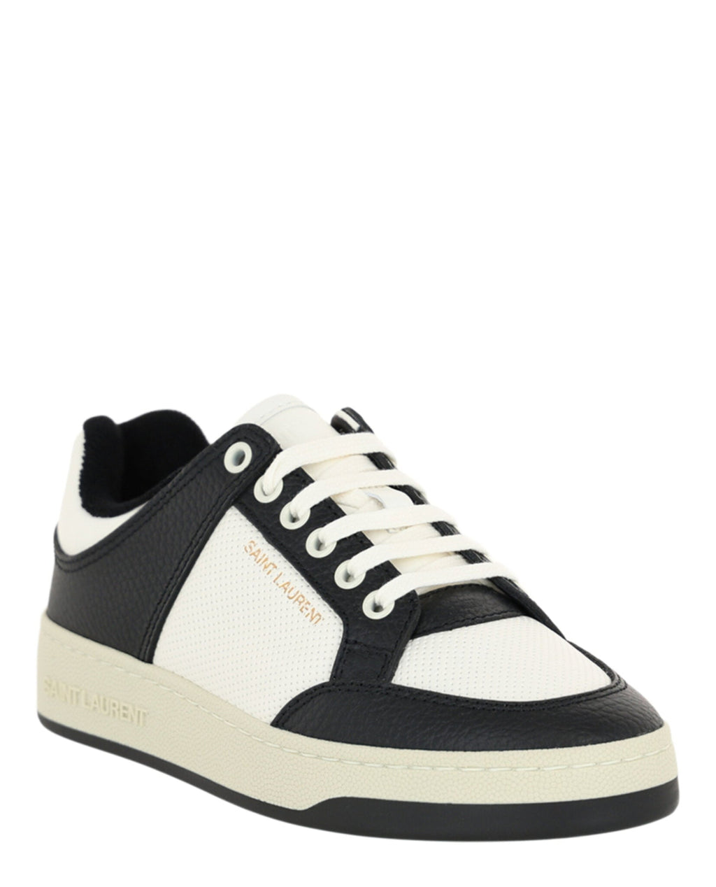 Saint Laurent SL/61 Perforated Leather Sneakers Womens 713602-AAAWR-9063