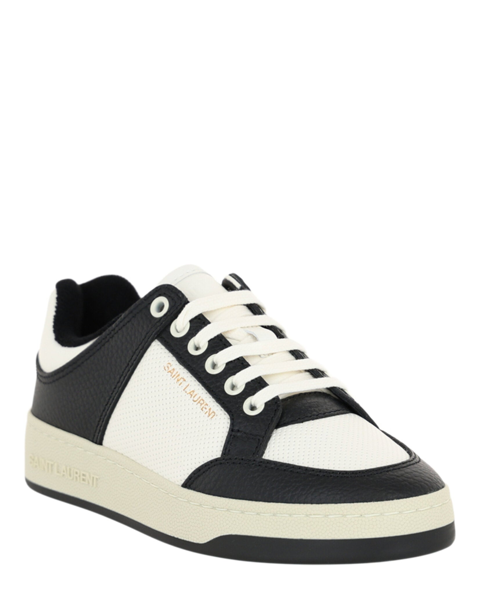 Saint Laurent SL/61 Perforated Leather Sneakers Womens 713602-AAAWR-9063