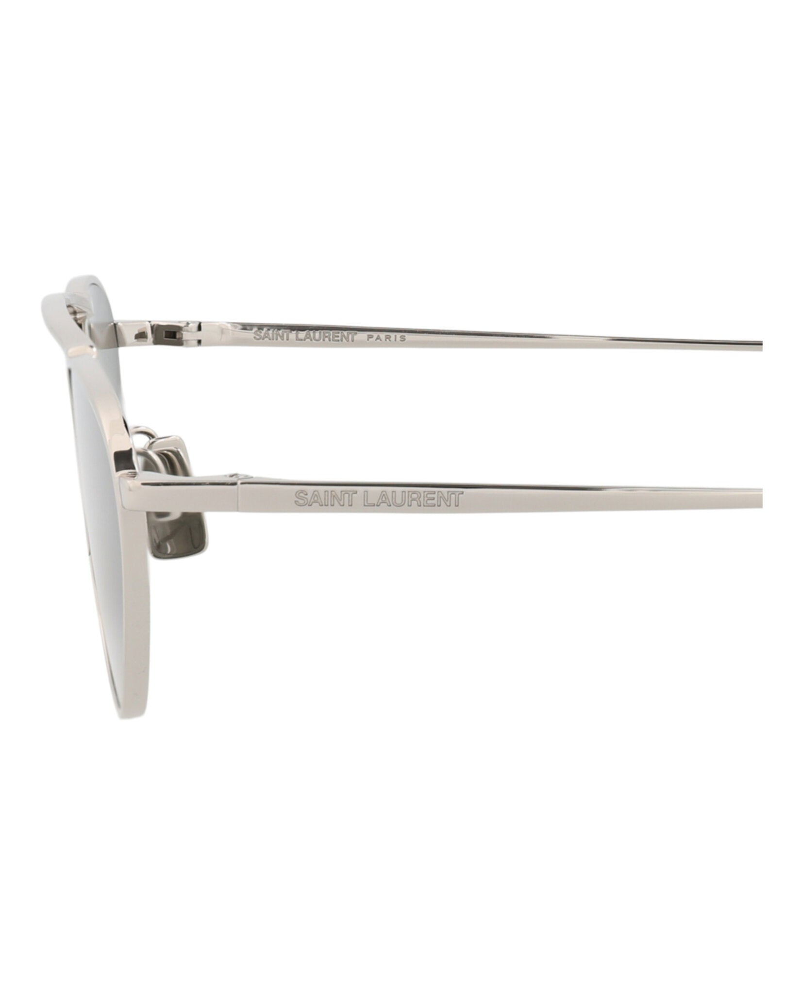 Saint Laurent Round-Frame Metal Sunglasses Womens SL538-30013515-002