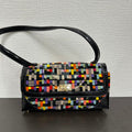 Pre-loved Chanel V5717 Multicolor Canvas Shoulder Bag