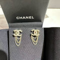 Preloved Chanel CC Logo Gold Earrings