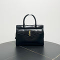 Preloved YSL Muse Two Black Leather Large Tote Bag