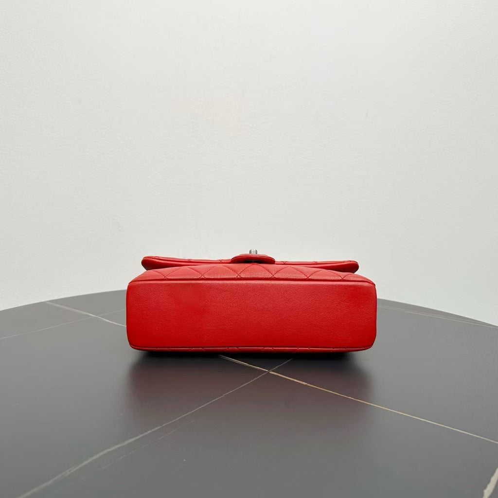 Chanel Classic Flap Red Shoulder Bag