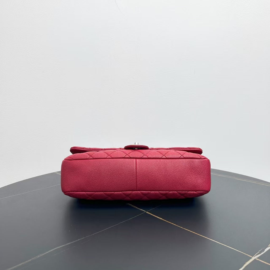 Chanel Classic Flap Burgundy Shoulder Bag