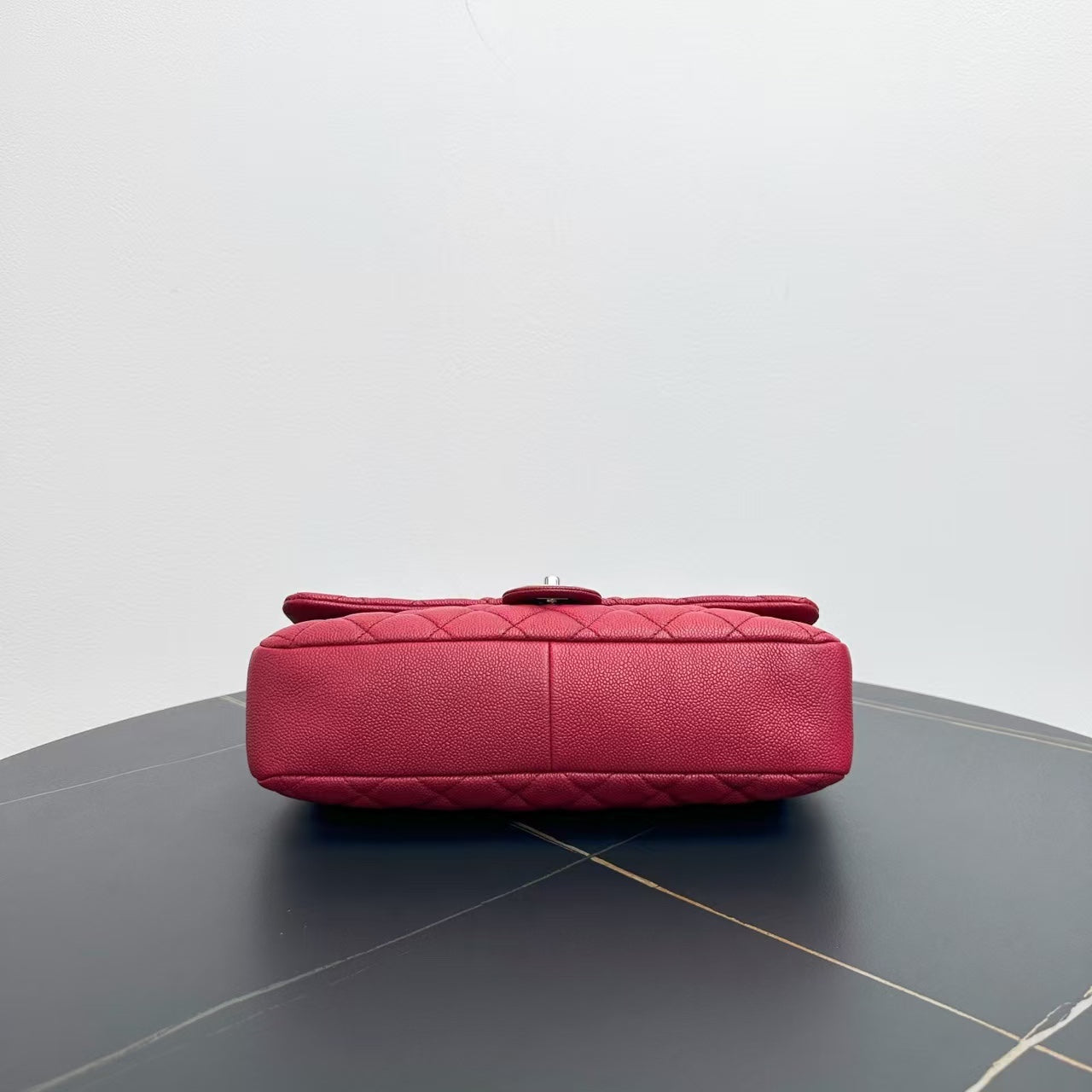 Chanel Classic Flap Burgundy Shoulder Bag