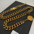 Vintage Chanel FM6086 Gold Chain Belt 31.5ÃƒÂ¢Ã¢â€šÂ¬Ã‚Â