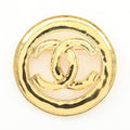 CHANEL Coco Mark Brooch Gold 94P Pre-loved Brooch