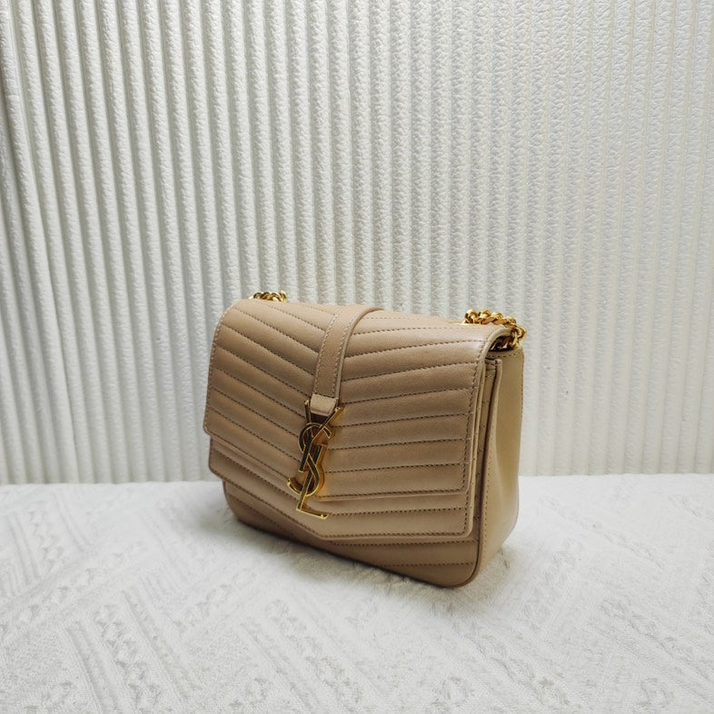 Preloved YSL Envelope Bag Beige Shoulder Bag 12185533