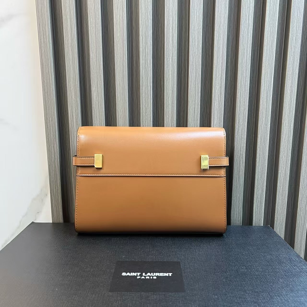 Preloved Saint Laurent Sac De Jour Tan Shoulder Bag