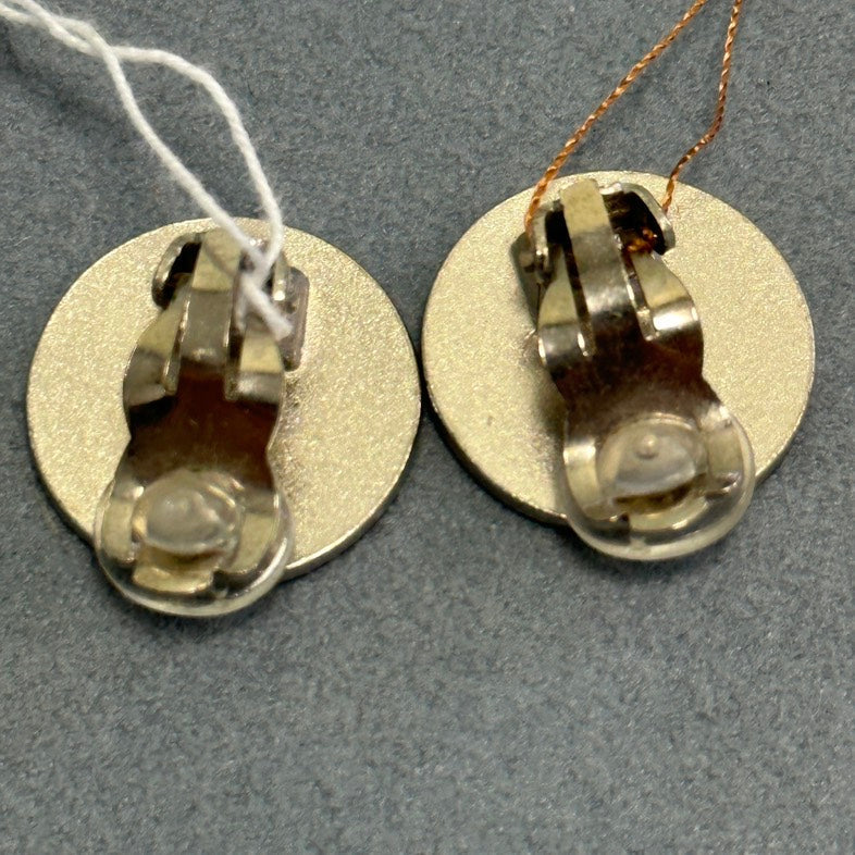 Pre-loved Chanel Croisiere 2000 Silver Earrings