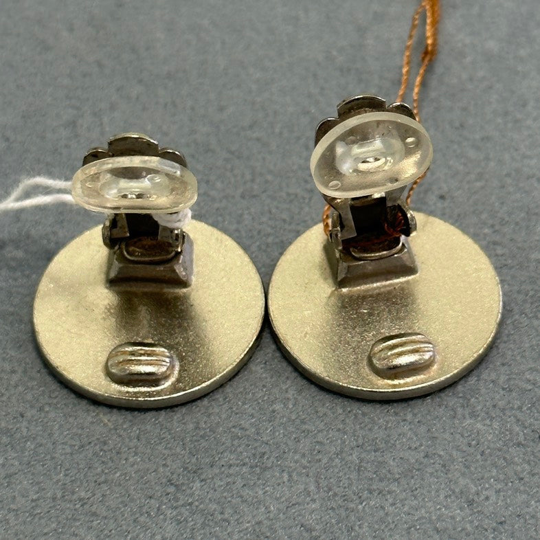 Pre-loved Chanel Croisiere 2000 Silver Earrings