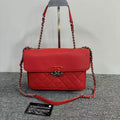 Preloved Chanel Quilted Shoulder Bag Red