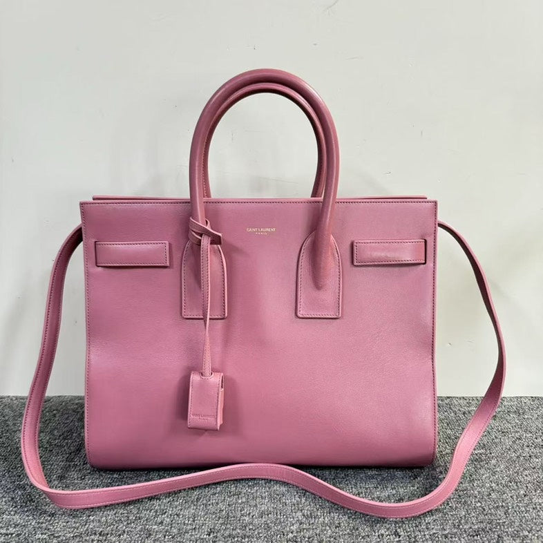 Preloved YSL Saint Laurent Sac De Jour Blush Pink Satchel Bag
