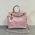 Chanel Two-Way Pink Leather Preloved Bag - Vintage Designer Handbag