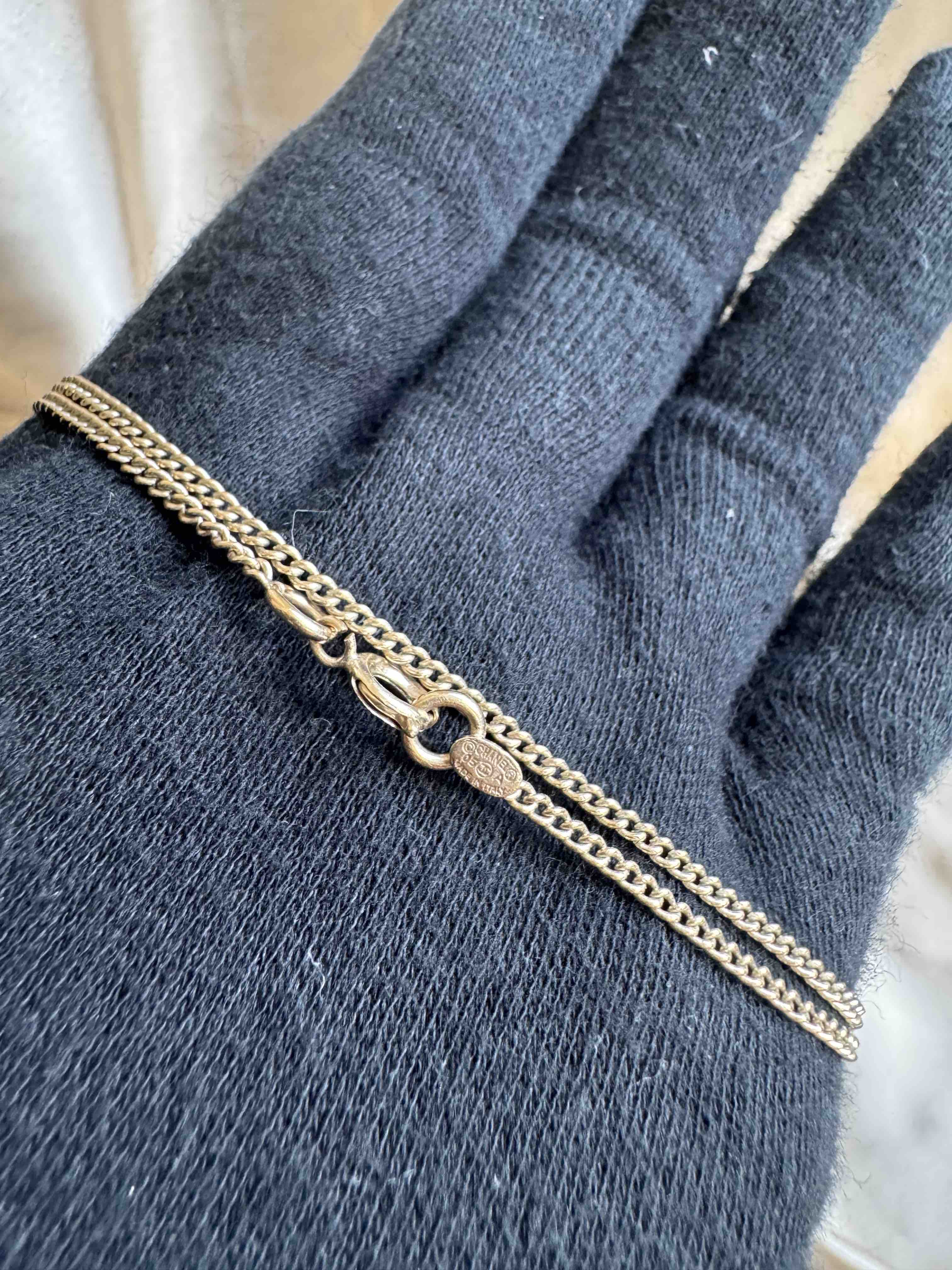 Chanel CF Bag Necklace Gold Pendant