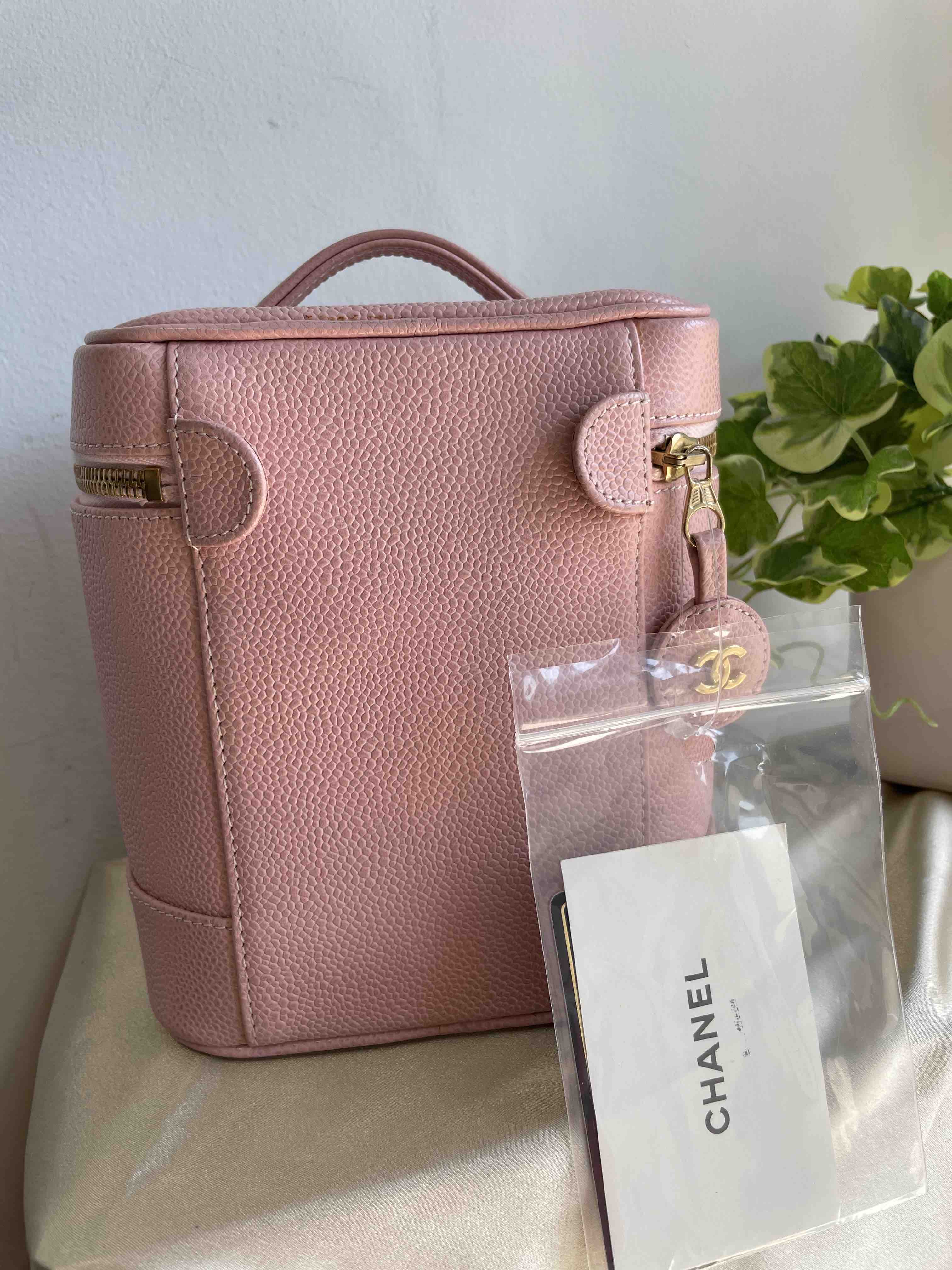 Chanel Van Bag Pink Quilted Leather - Handle Bag