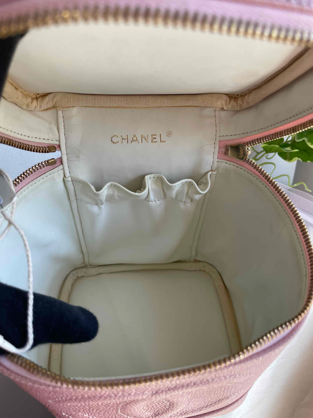 Chanel Van Bag Pink Quilted Leather - Handle Bag