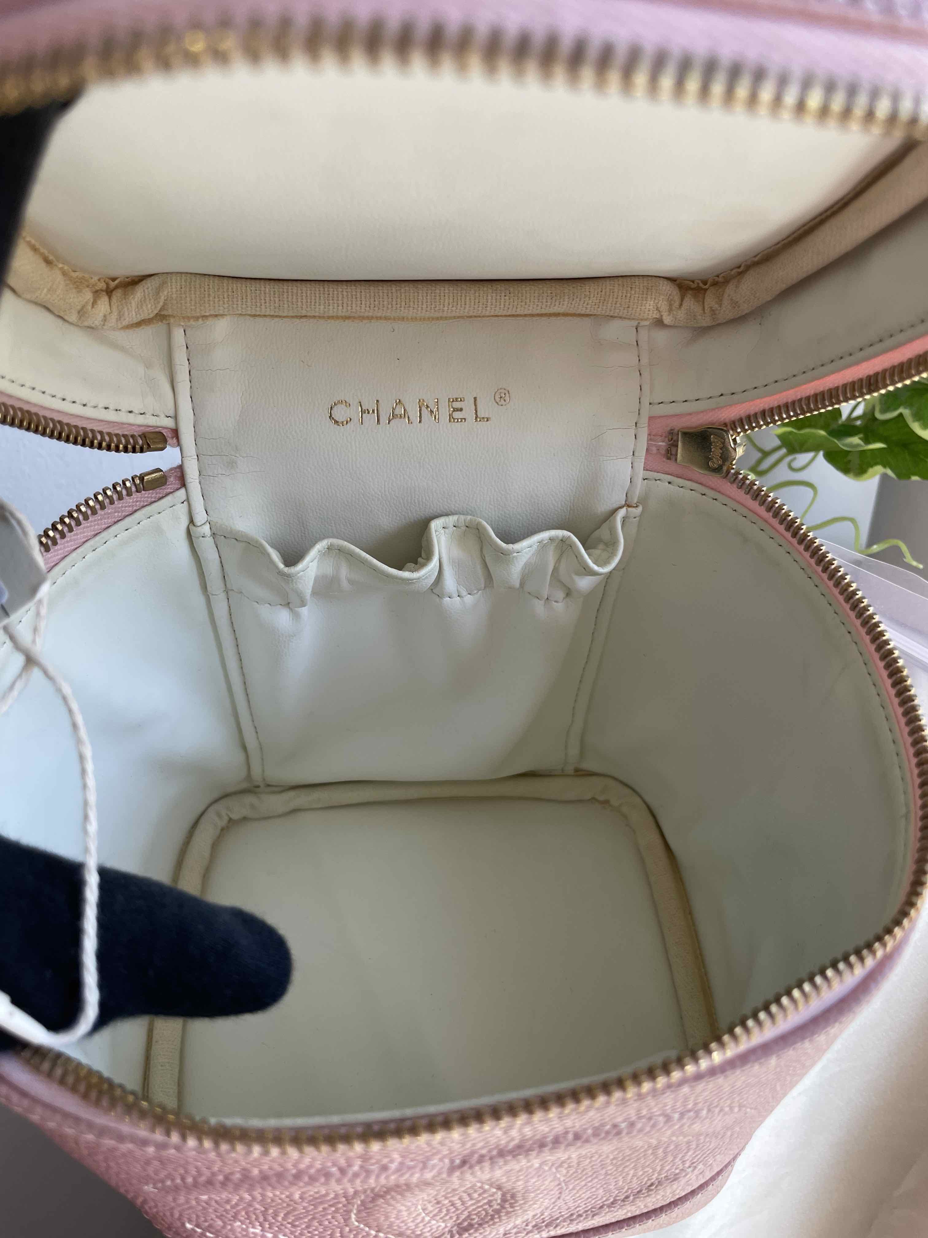 Chanel Van Bag Pink Quilted Leather - Handle Bag