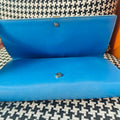 Saint Laurent Blue Clutch, Preloved, with Free Chain - Perfect for Vintage YSL Bag Collectors