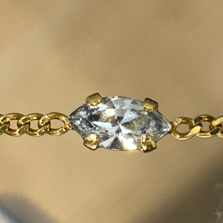 YSL Preloved Chain Bracelet Gold with No Stone