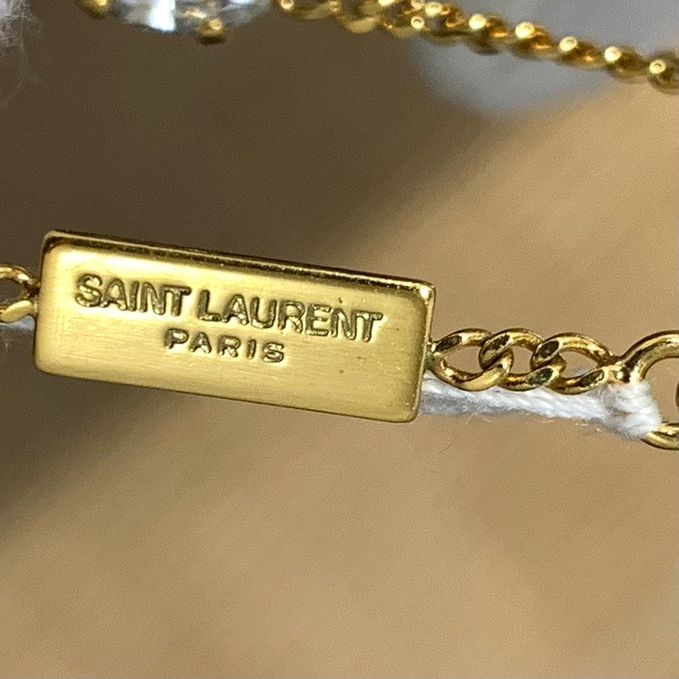 YSL Preloved Chain Bracelet Gold with No Stone