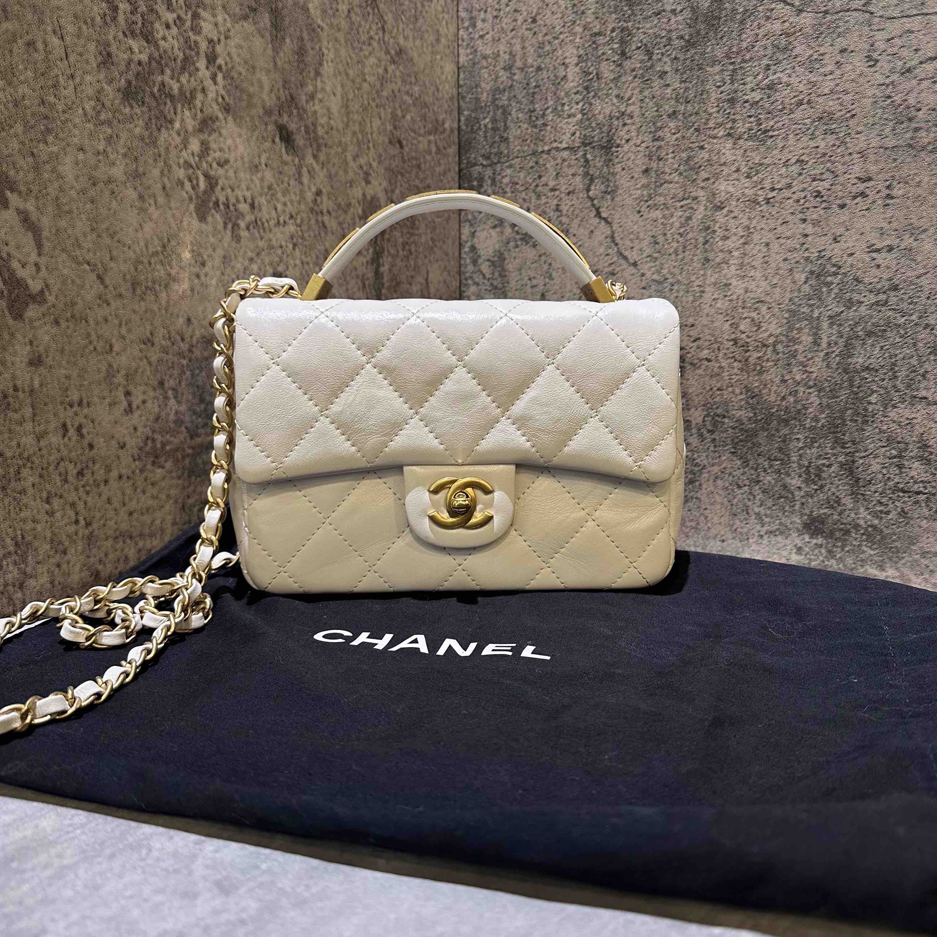 ÃƒÂ°Ã…Â¸Ã¢â‚¬ÂºÃ‚ÂÃƒÂ¯Ã‚Â¸Ã‚ÂPreloved Chanel 24p seasonal style handlebag