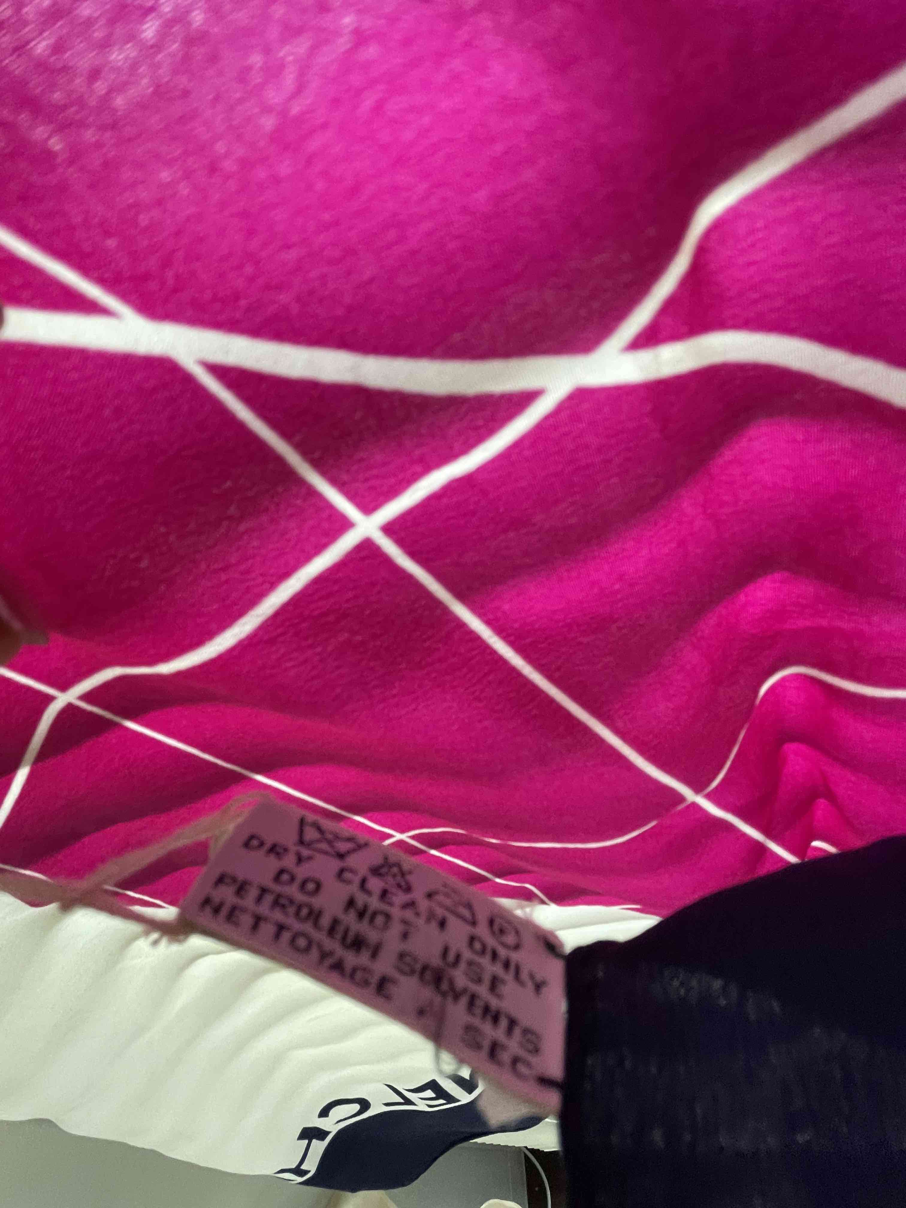 Chanel CF Bag Scarf JY358 R Pink Scarf