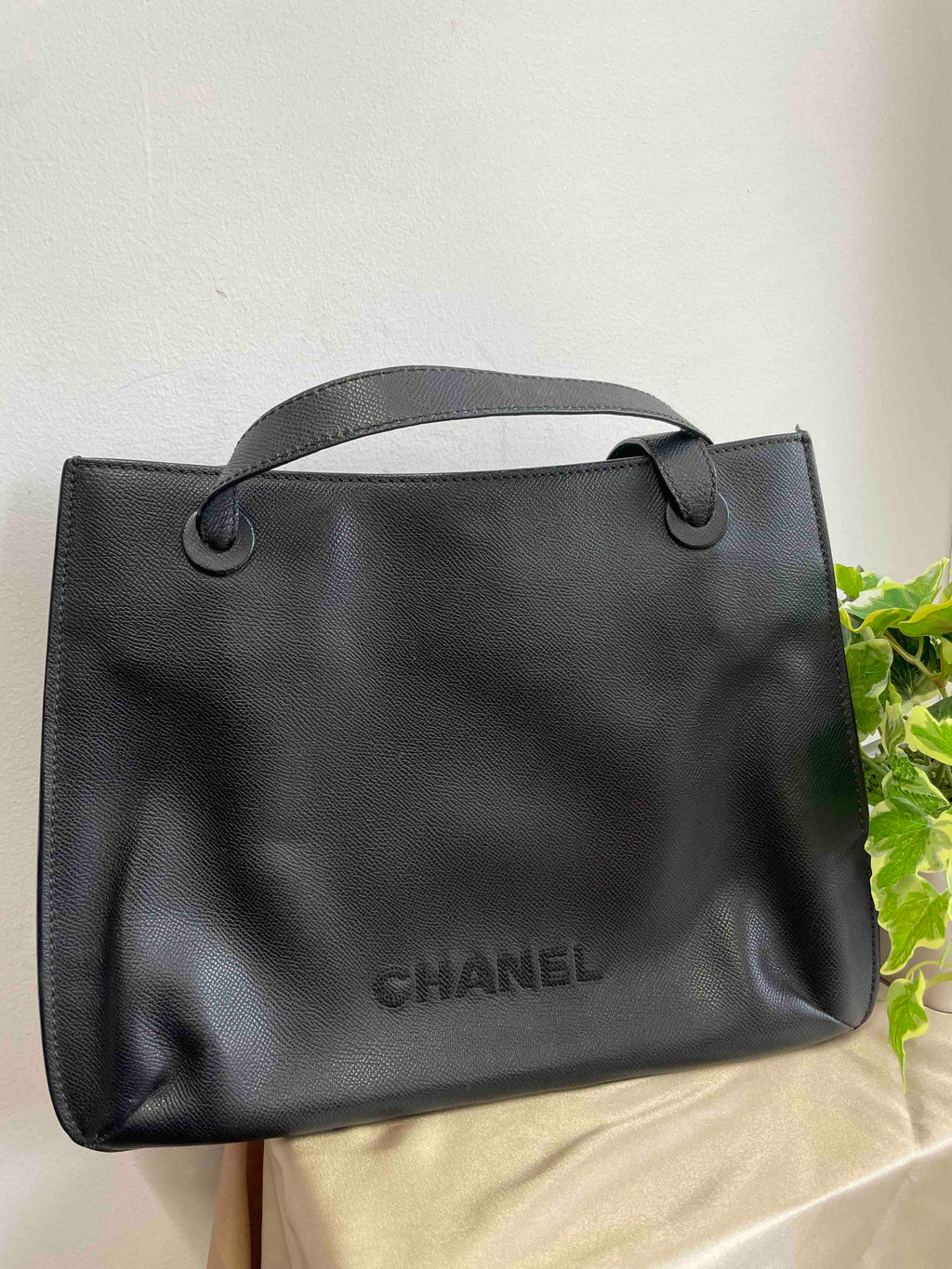 Chanel Tote Bag JX944 Black Leather Tote