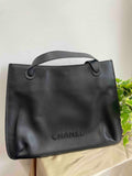 Chanel Tote Bag JX944 Black Leather Tote