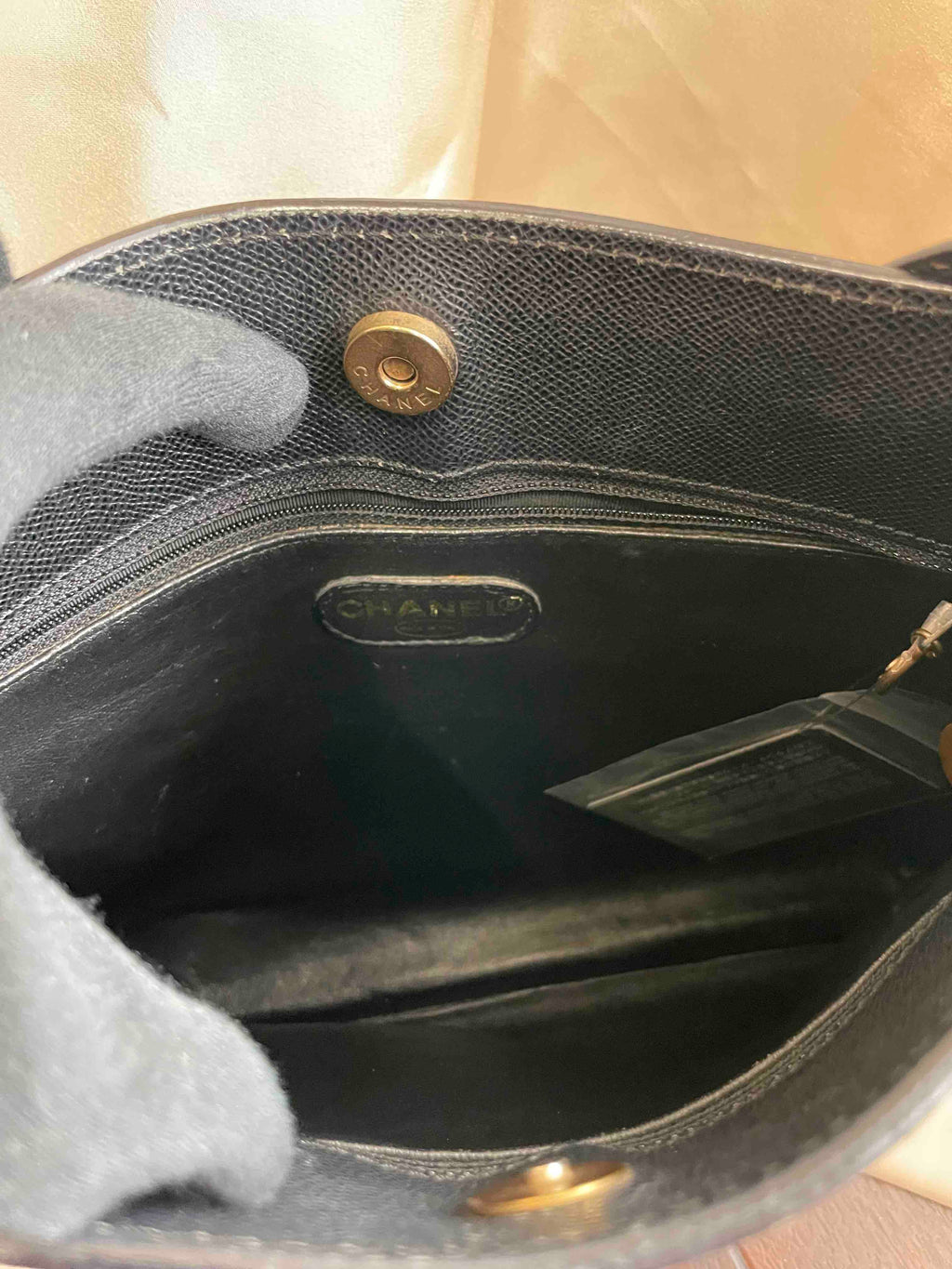 Chanel Tote Bag JX944 Black Leather Tote