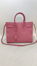 Saint Laurent Classic Sac De Jour Pink Leather Tote Bag