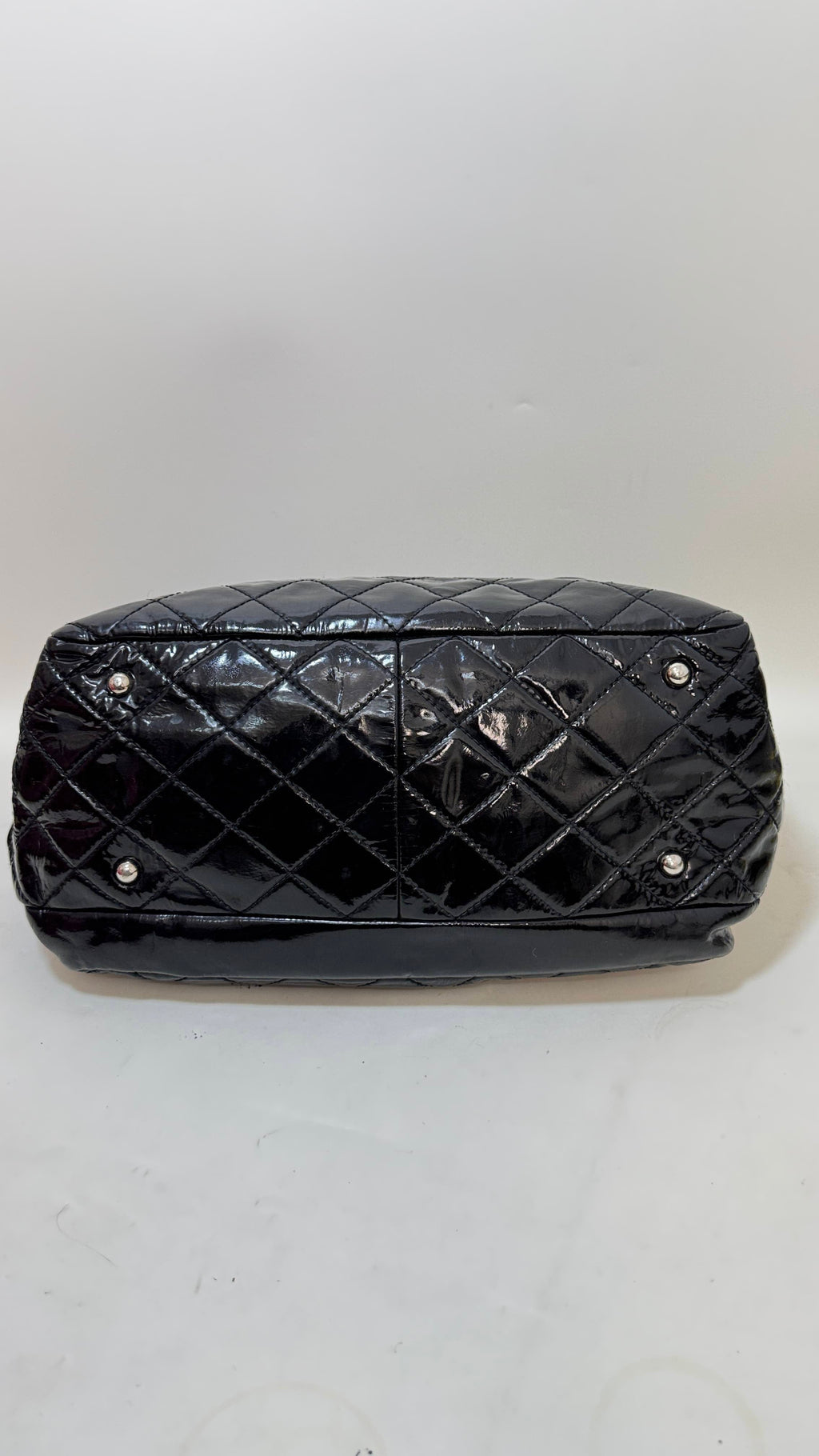 Preloved Chanel Quilted Black Tote Bag