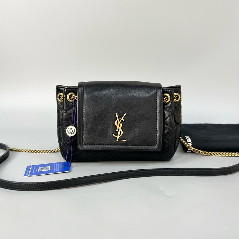 Preloved YSL Nolita black 18*13*6cm XJ10872