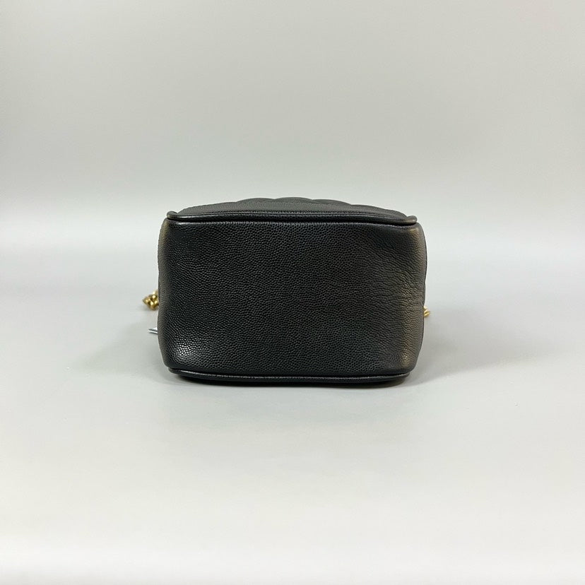 Preloved YSL Van  Case black 17*15*9cm XJ10897