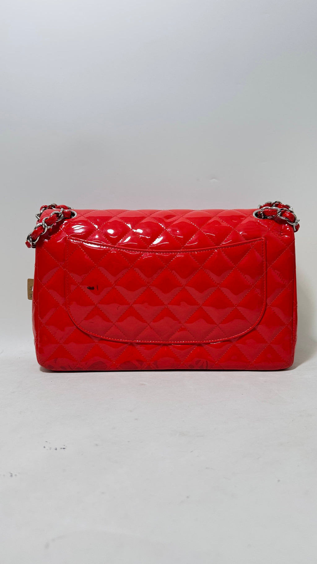 Preloved Chanel Flap Patent Leather Bag in Red - Shoulder Bag