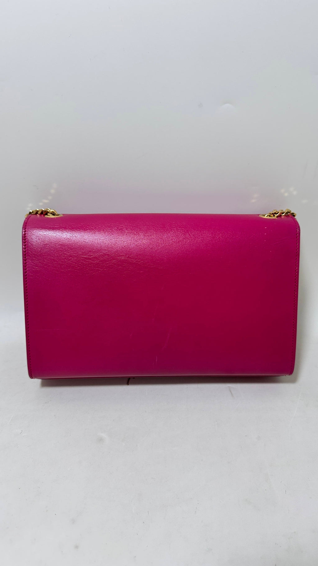 Preloved YSL flap bag with chain